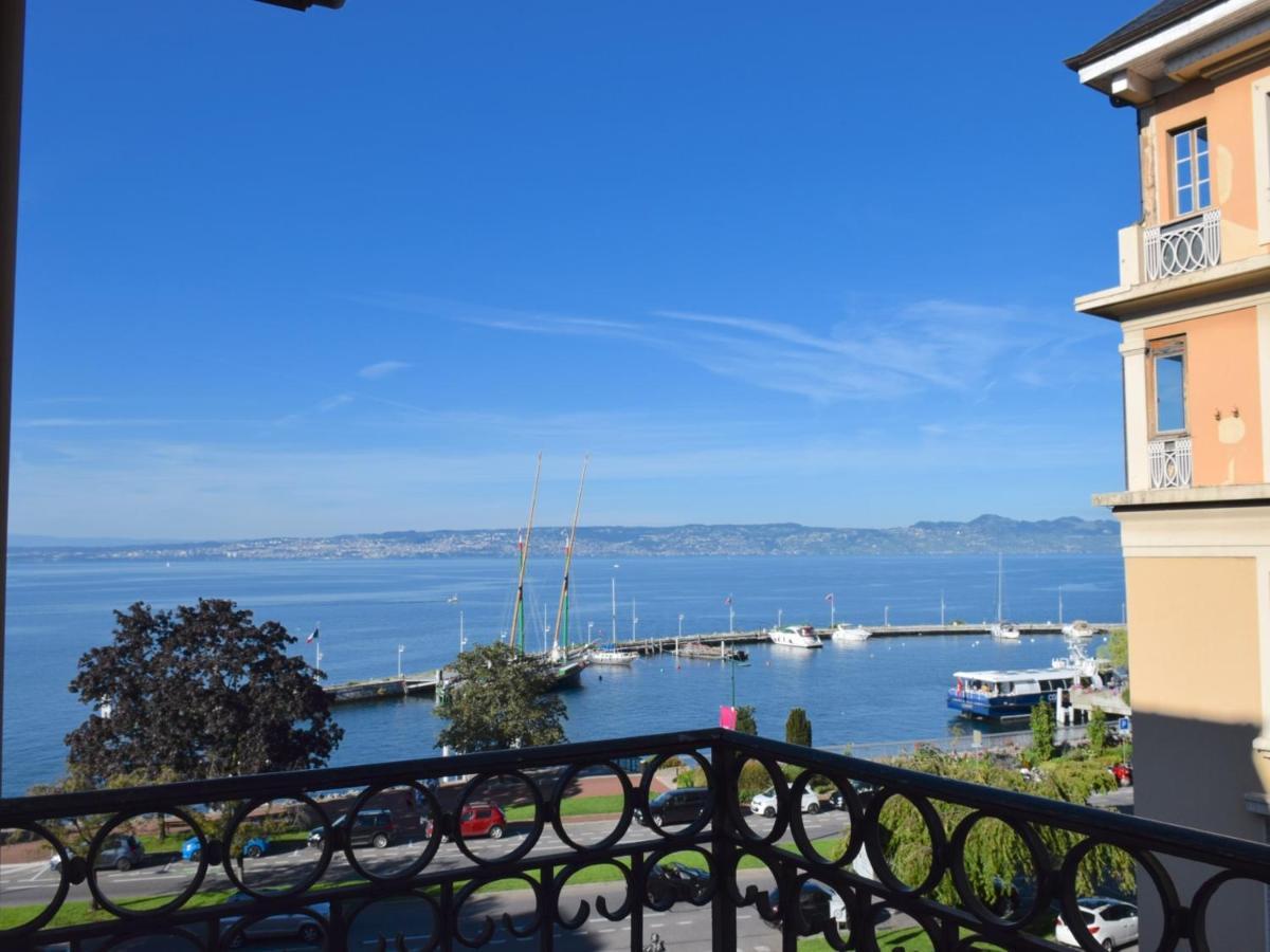 Appartement Charmant Avec Balcon, Wifi Et Animaux Admis A Evian-Les-Bains - Fr-1-498-14 Exterior foto